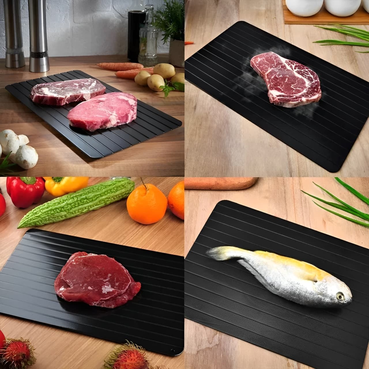 Tabla para Descongelar de Aluminio | Descongela en minutos sin electricidad