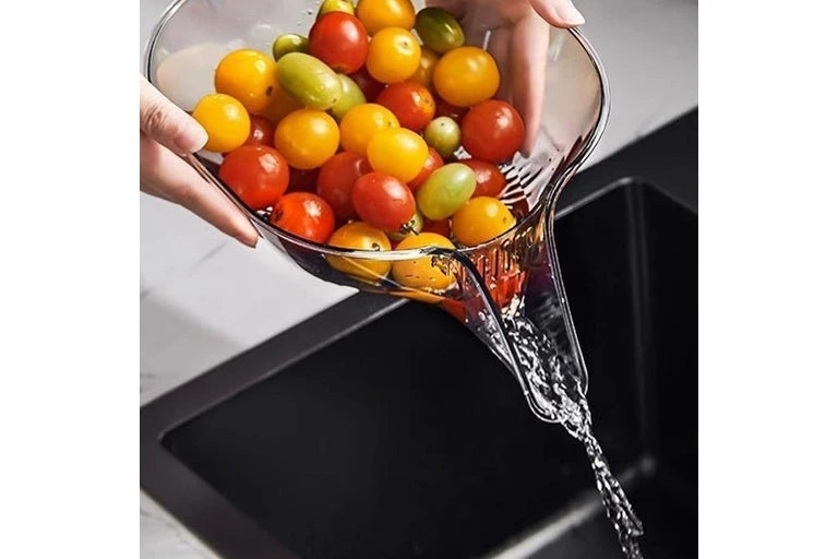 Cesto/Colador Multifuncional con Pico Vertedor