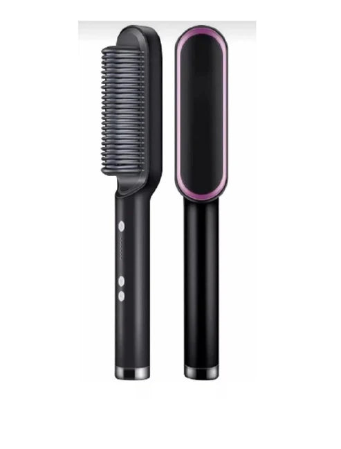 Cepillo Alisador y Rizador 2 en 1 Profesional • Tecnología Anti-Frizz Iónica