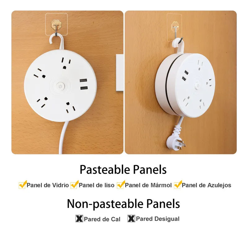 PowerRetract™ – Extensión Eléctrica Retráctil Anti-Enredos