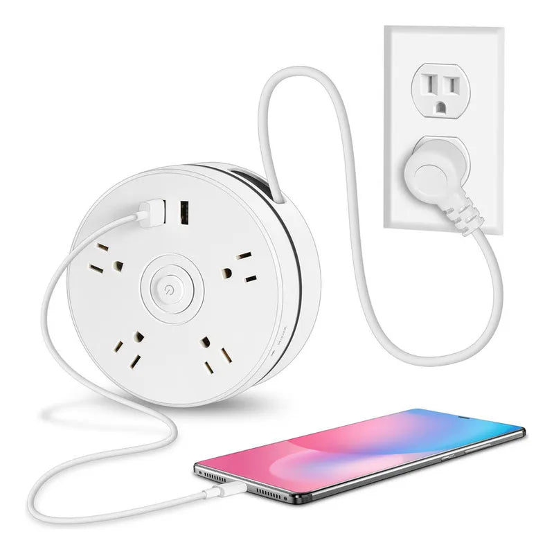 PowerRetract™ – Extensión Eléctrica Retráctil Anti-Enredos
