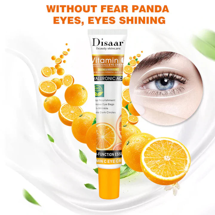 Contorno de Ojos con Vitamina C – Reduce Ojeras y Líneas Finas en Semanas