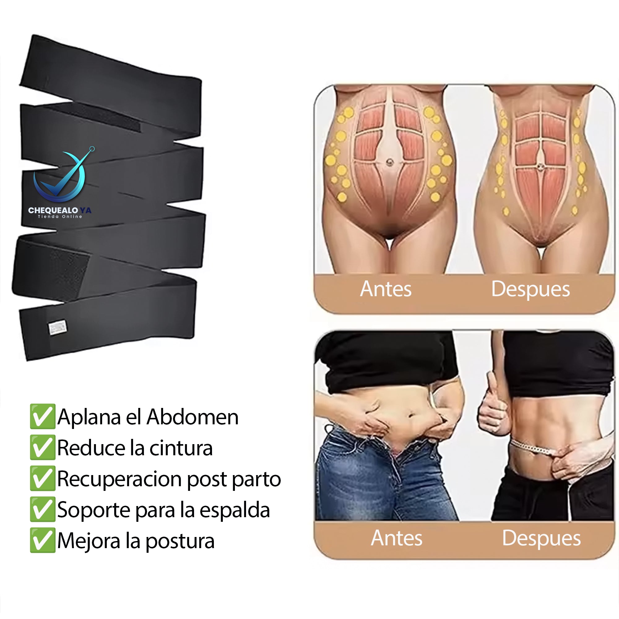 Faja Moldeadora Envolvente - Para Una cinturita espectacular®