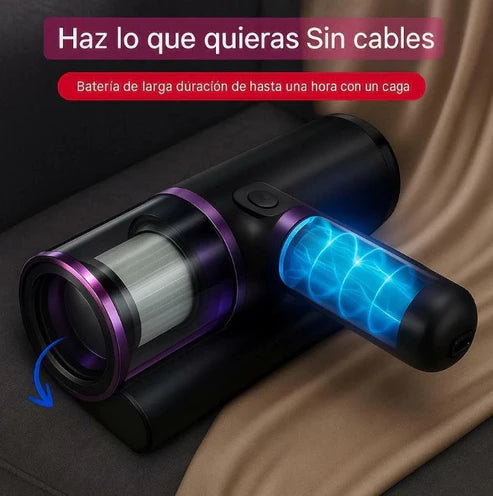 Aspiradora Anti Ácaros UV Inalámbrica | Limpieza Profunda para tu Hogar
