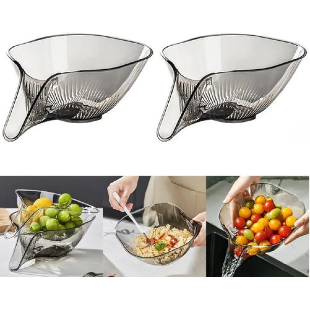 Cesto/Colador Multifuncional con Pico Vertedor