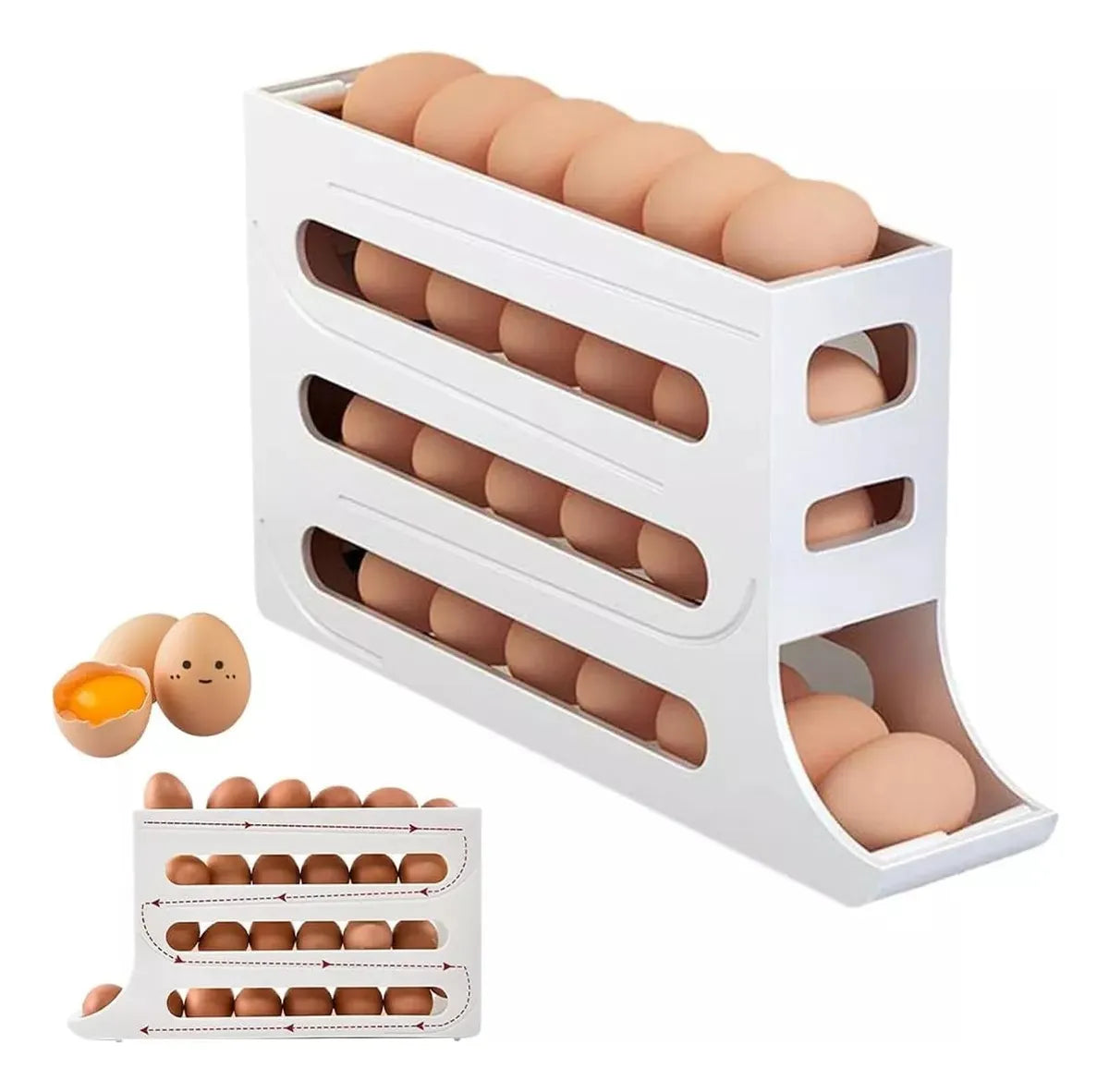 Organizador de huevos — práctico, seguro y elegante®