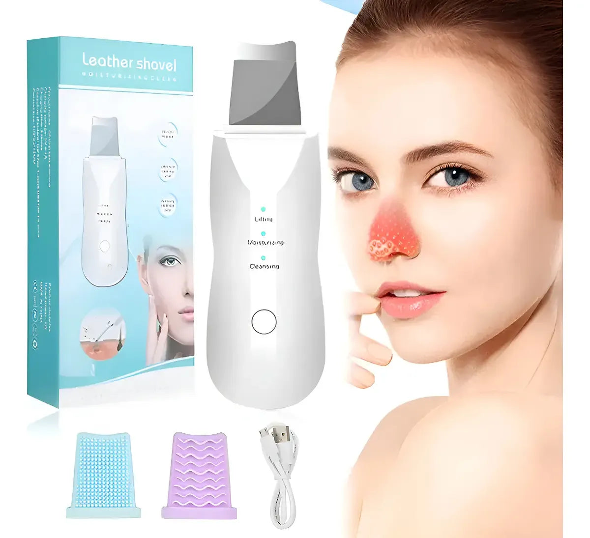 Espátula Ultrasónica Facial 3 en 1 · Peeling, Lifting y Masaje