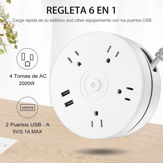 PowerRetract™ – Extensión Eléctrica Retráctil Anti-Enredos