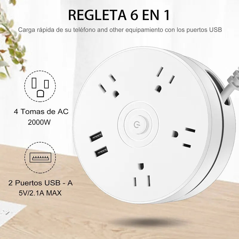 PowerRetract™ – Extensión Eléctrica Retráctil Anti-Enredos