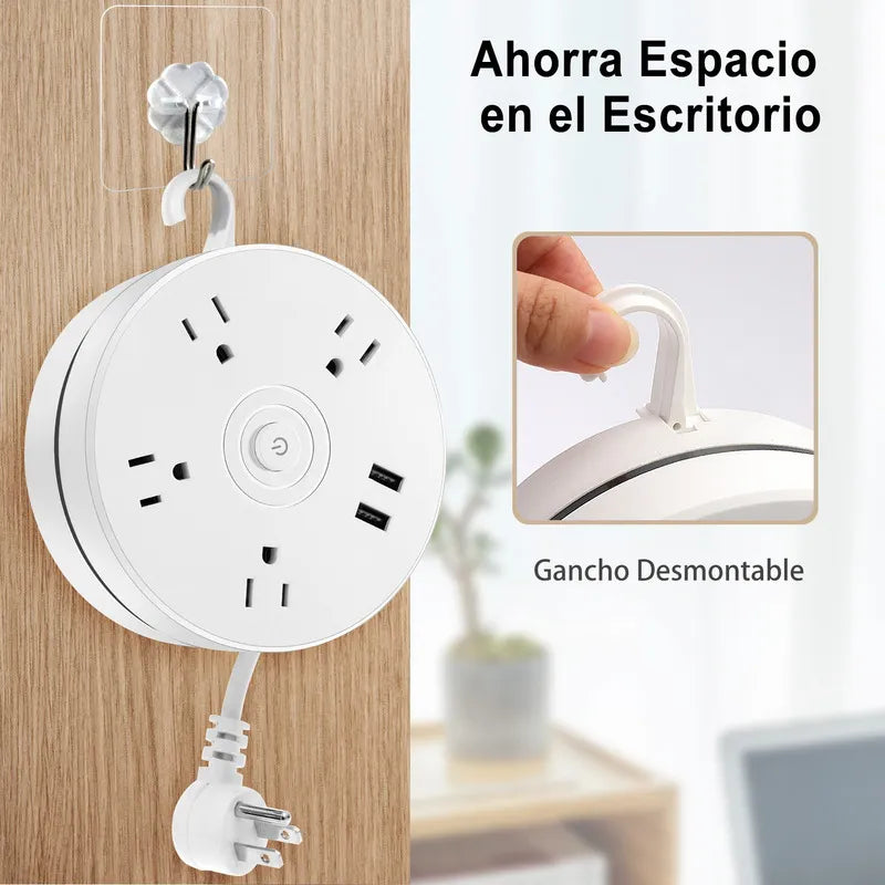 PowerRetract™ – Extensión Eléctrica Retráctil Anti-Enredos