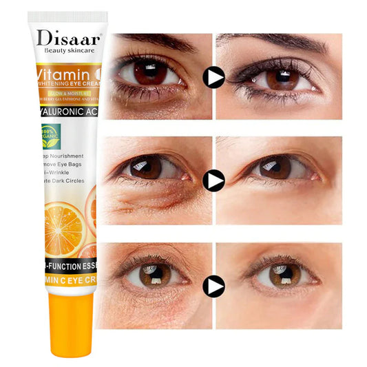 Contorno de Ojos con Vitamina C – Reduce Ojeras y Líneas Finas en Semanas