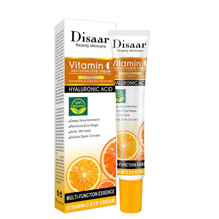 Contorno de Ojos con Vitamina C – Reduce Ojeras y Líneas Finas en Semanas