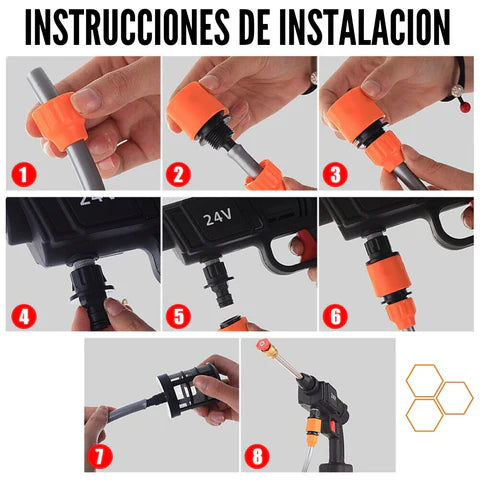 HidroJet Portable™ | Herramienta de Limpieza Portátil Recargable