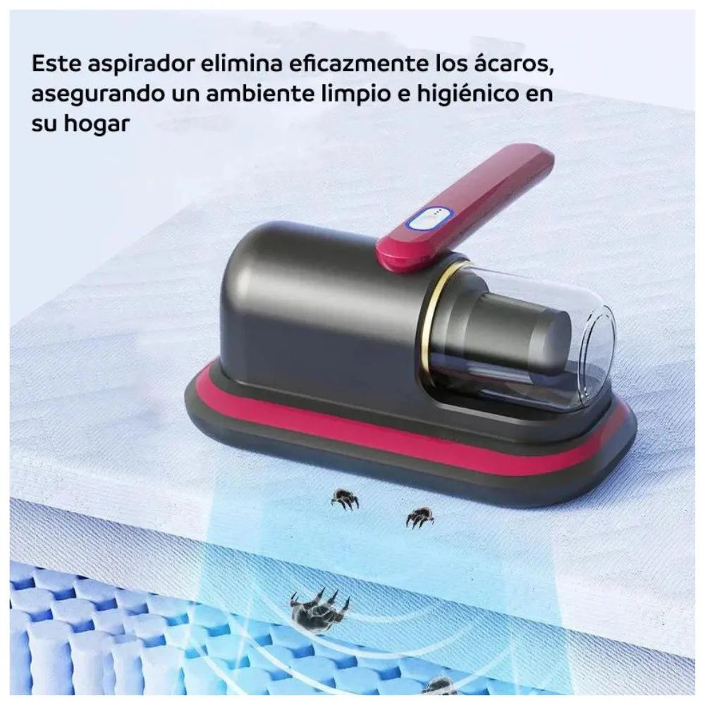 Aspiradora Anti Ácaros UV Inalámbrica | Limpieza Profunda para tu Hogar