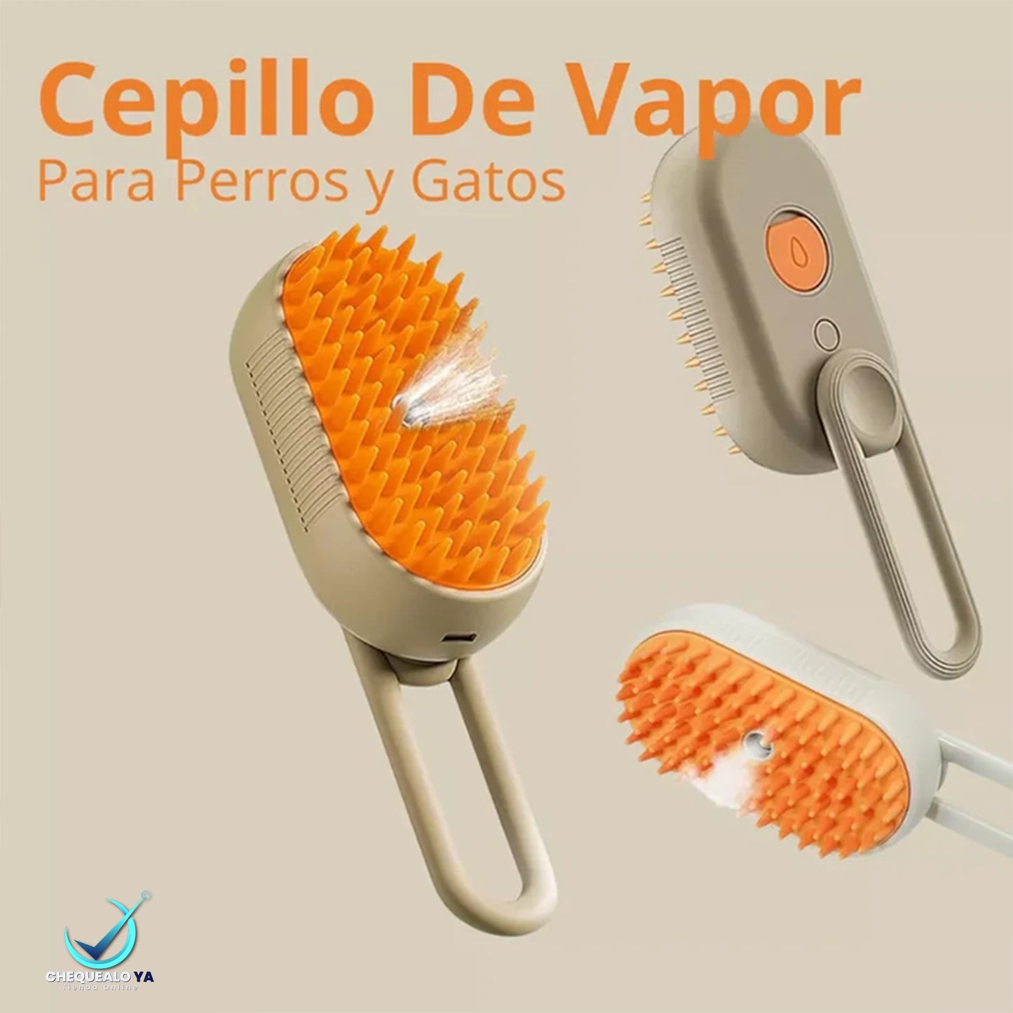 Cepillo de vapor 3 en 1 para mascotas®