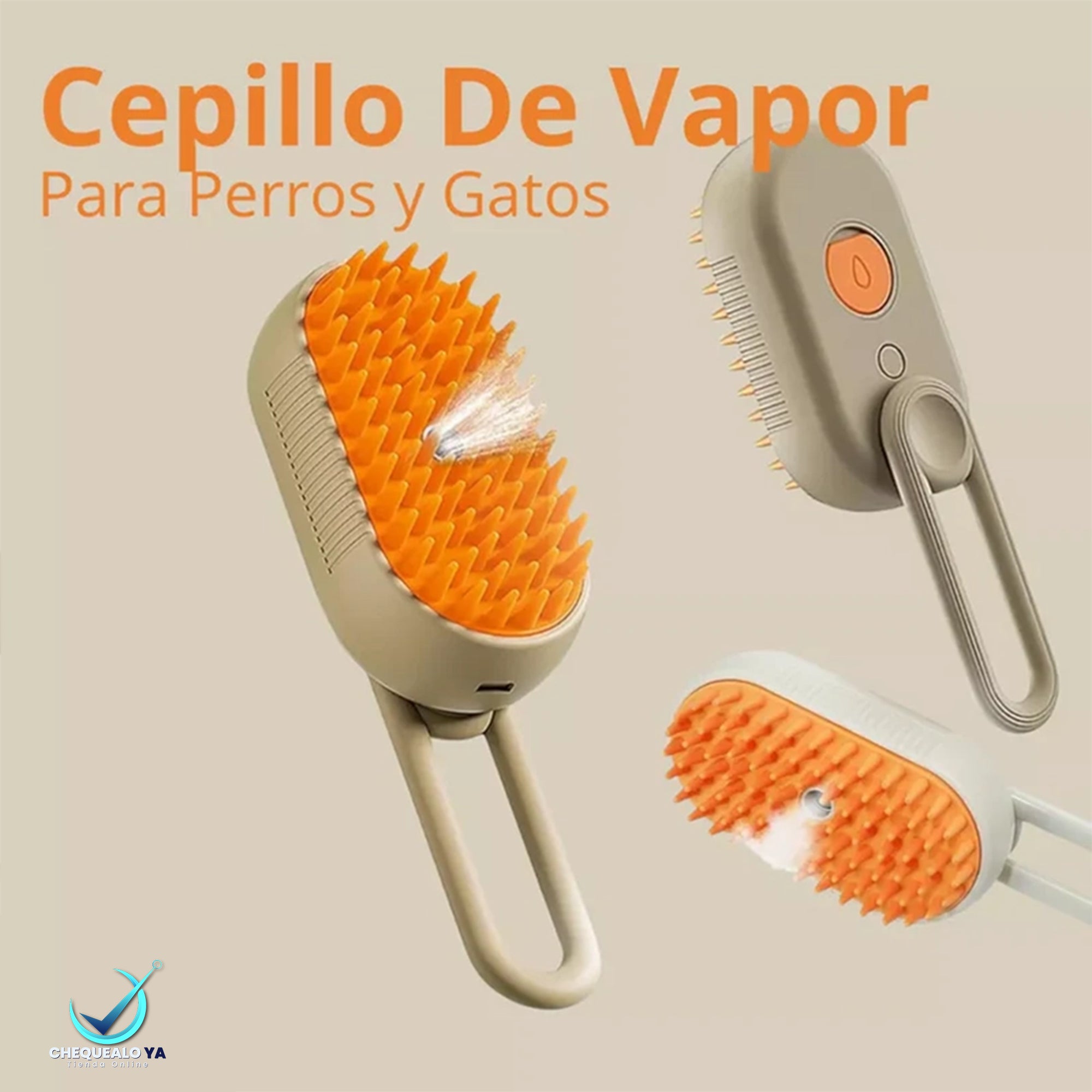Cepillo de vapor 3 en 1 para mascotas®