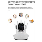 Cámara de Vigilancia 360° 5 Antenas | Ve Todo Desde tu Celular