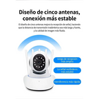 Cámara de Vigilancia 360° 5 Antenas | Ve Todo Desde tu Celular