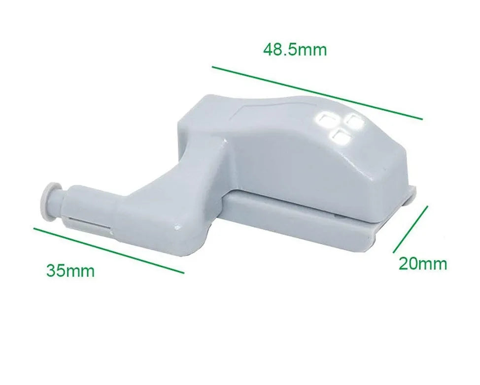 Luz LED para Bisagra de Gabinete | pack 4 unidades