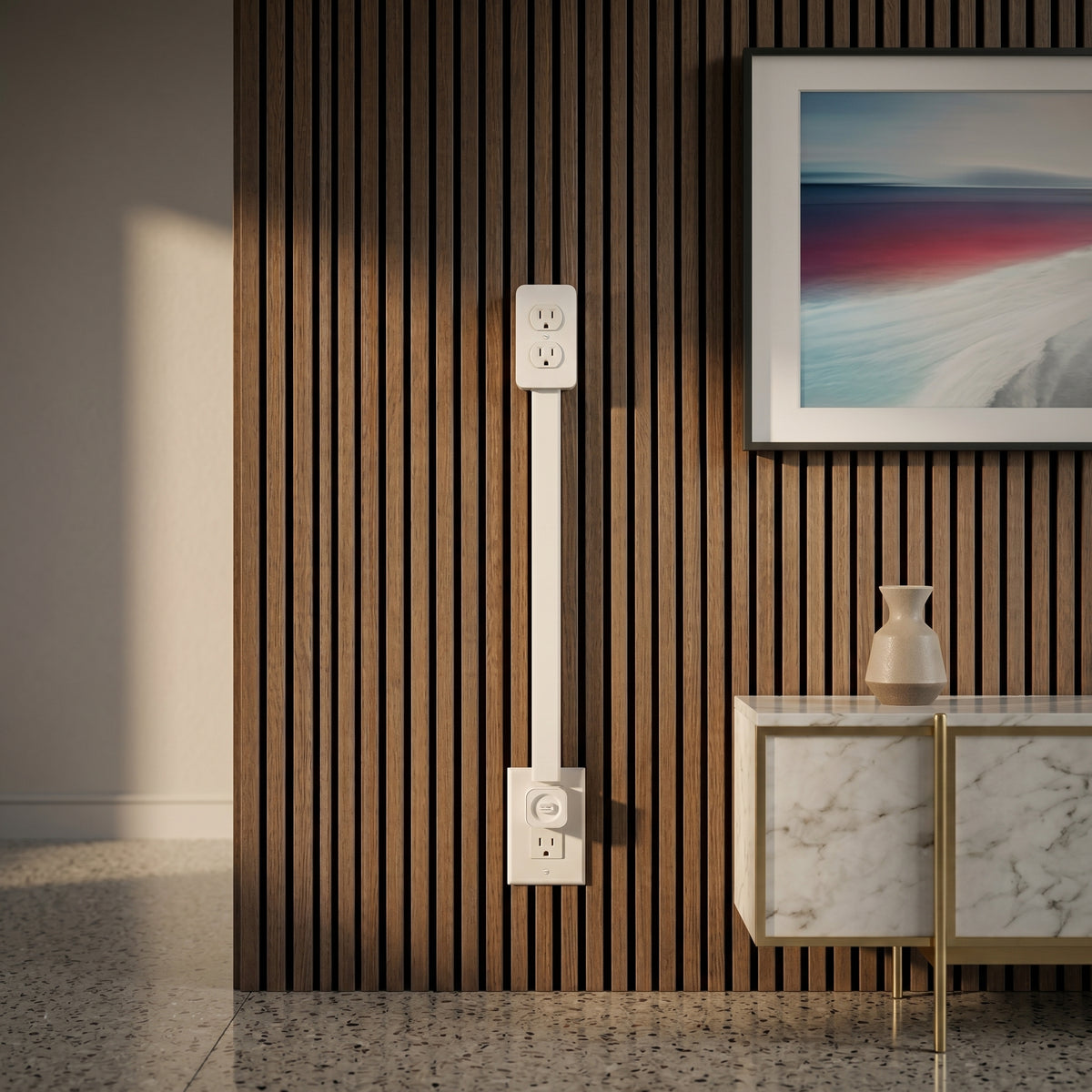 Extensión Tomacorriente Giratorio con USB-C