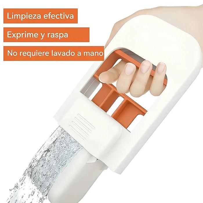 Mini Mopa Autoescurrible – Limpia sin Mojarte las Manos (Pack x2)