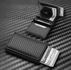 Billetera Slim Carbono | Tarjetero Automático antirrobo®