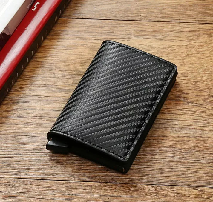 Billetera Slim Carbono | Tarjetero Automático antirrobo®
