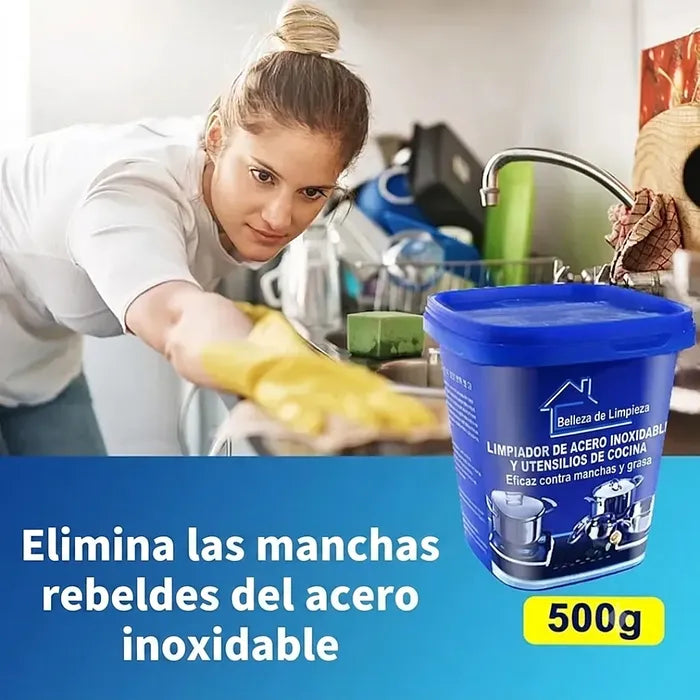 Pasta Mágica Limpia Ollas – Quita Quemado, Grasa y Óxido (Pack x2)
