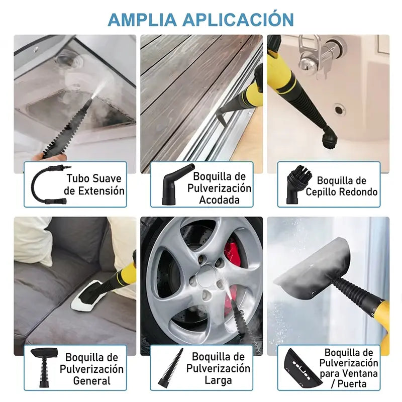 Limpiador a Vapor Multiusos – Desengrasa y Desinfecta sin Químicos