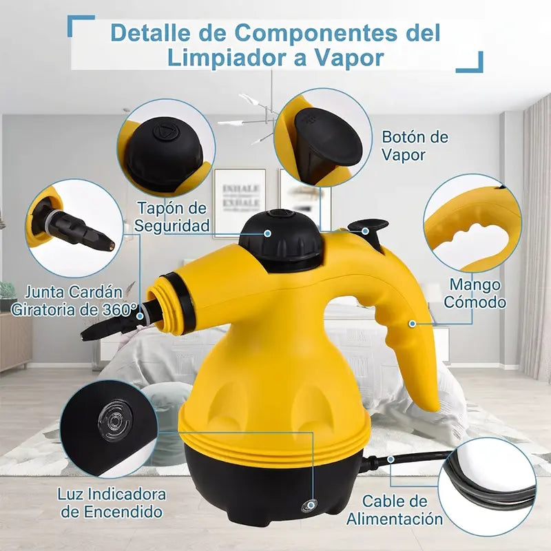 Limpiador a Vapor Multiusos – Desengrasa y Desinfecta sin Químicos
